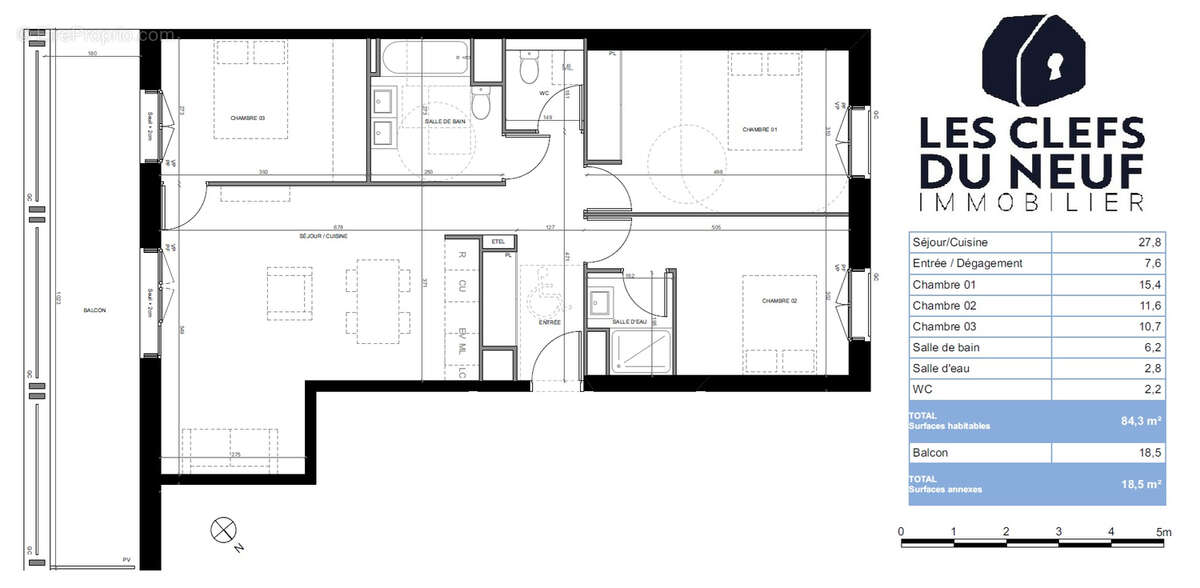 Appartement à TOULOUSE