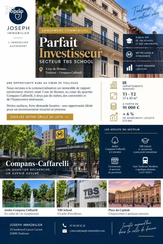 Appartement à TOULOUSE