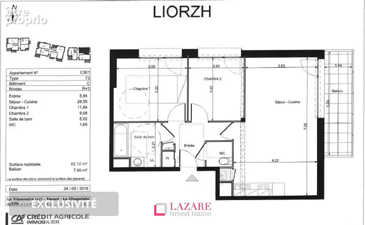 A vendre exclusivité T3 - LE RHEU - photo 8