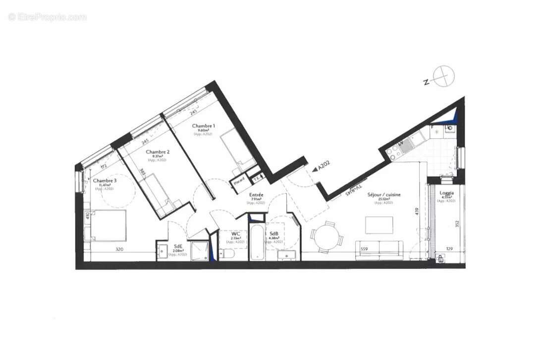 Appartement à EPINAY-SUR-SEINE