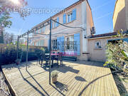 Jardin et terrasse  - Maison à LORIOL-DU-COMTAT