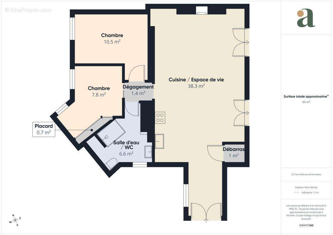 Appartement à PARIS-10E