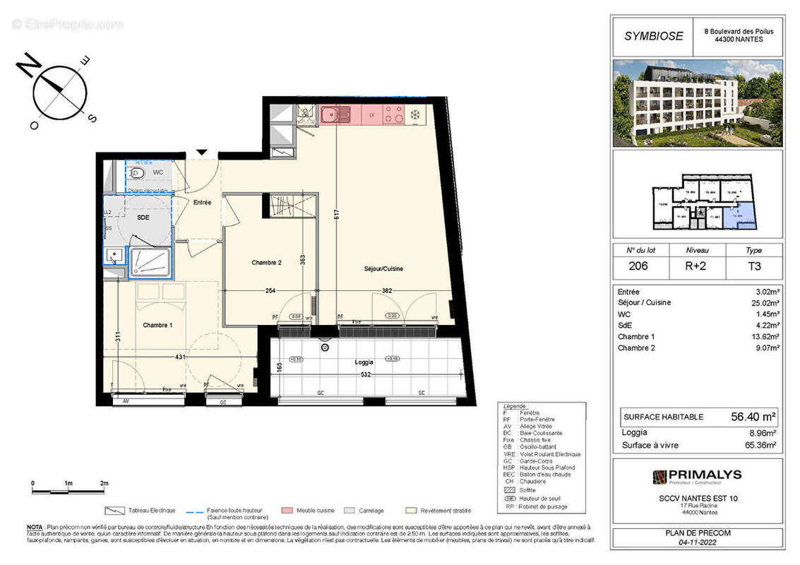 Appartement à NANTES