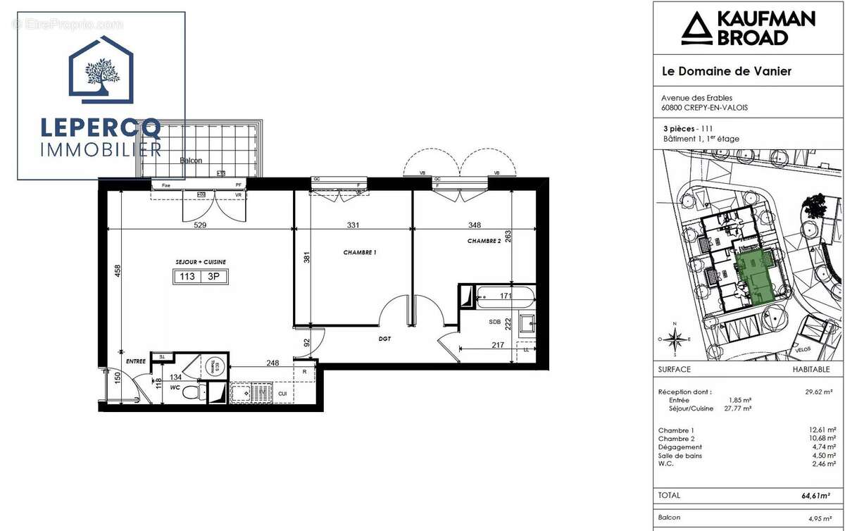 Appartement à CREPY-EN-VALOIS