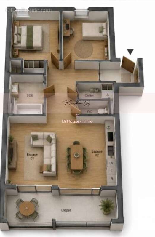 Appartement 71 m² à Bordeaux  - photo 28