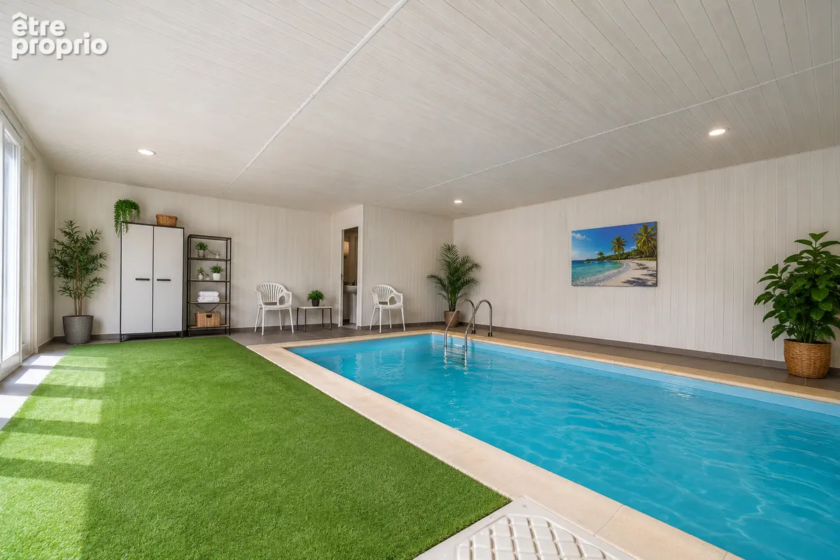 Maison Le Mans 230 m², garage et piscine couverte - photo 16