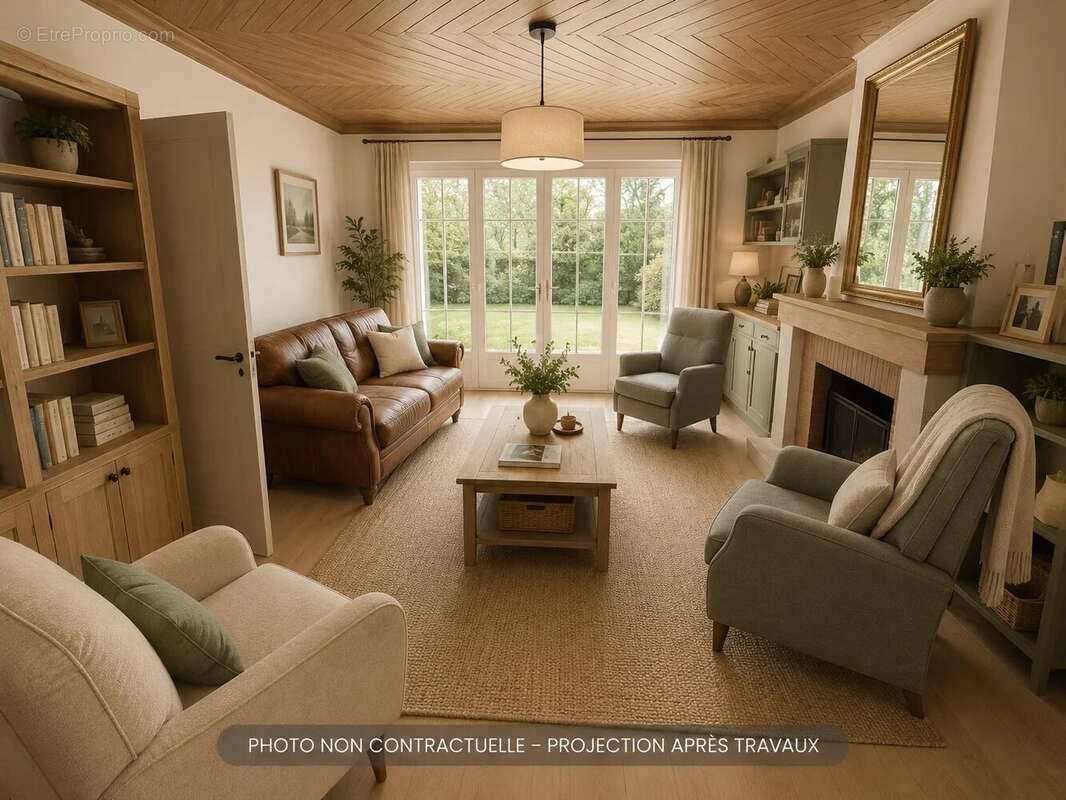 Maison T6 de 146m2 habitable avec dépendances sur un terrain de 2 181m2 - photo 6