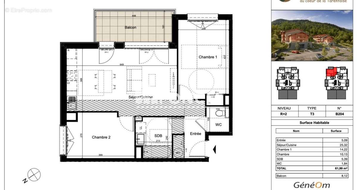 Appartement à MACOT-LA-PLAGNE