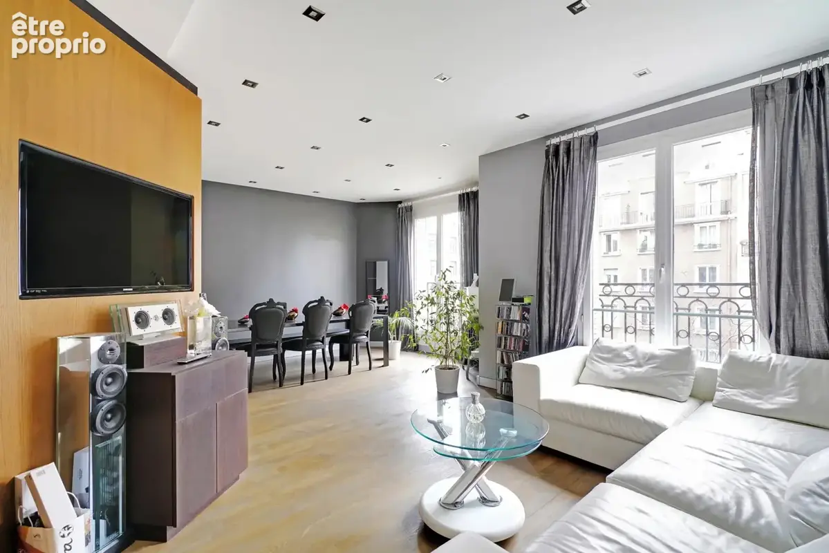 Appartement Paris XVI ème - Porte d'Auteuil -  2/3 chambres - 3/4 pièces- refait à neuf par une architecte - photo 3