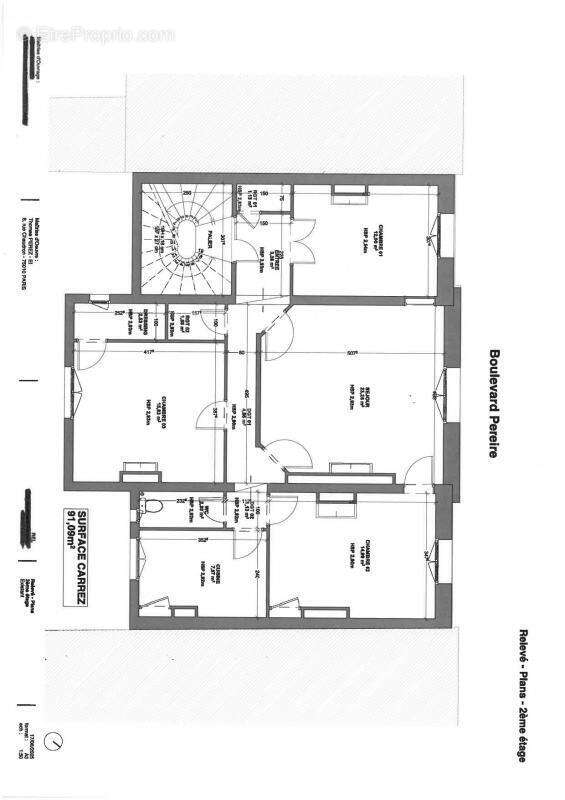 Appartement à PARIS-17E