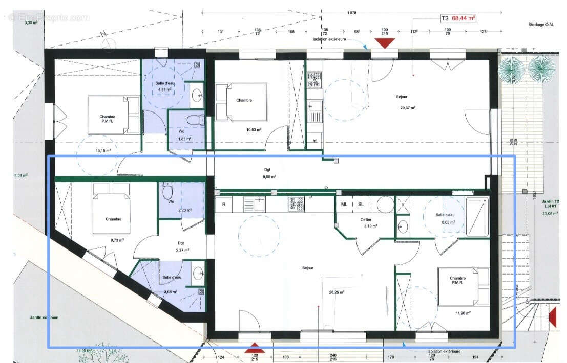 Appartement à MARTIGNAS-SUR-JALLE