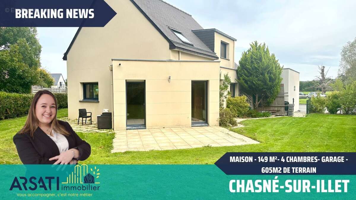 Maison à CHASNE-SUR-ILLET