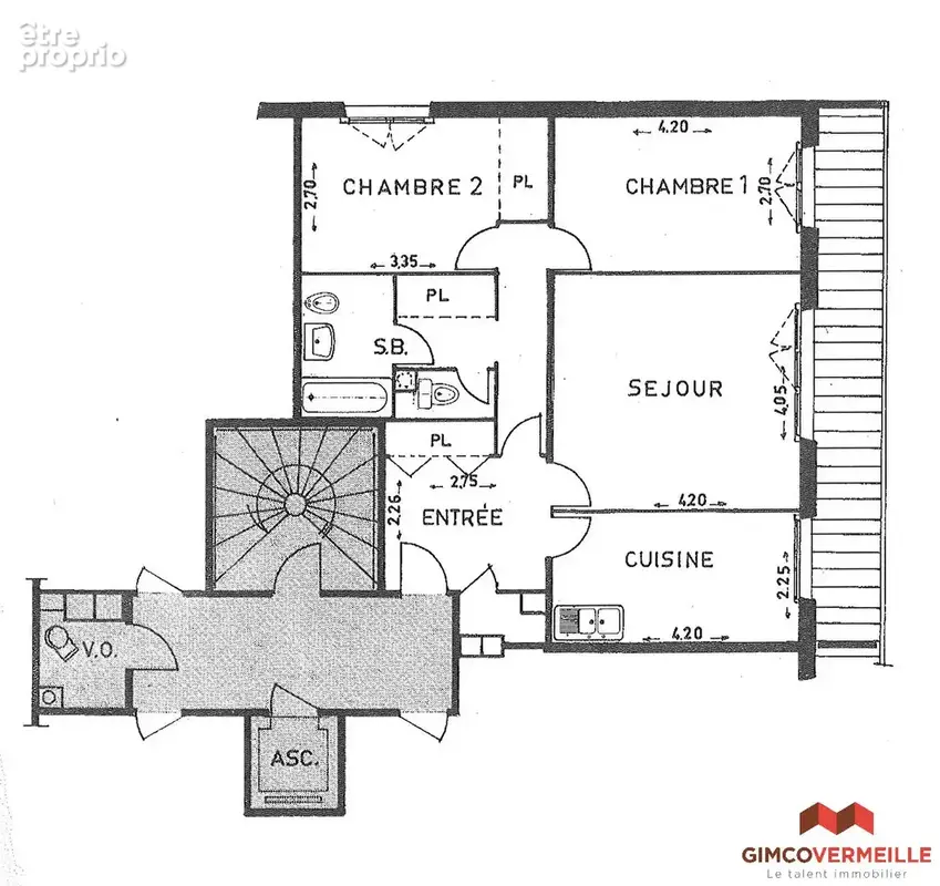 Appartement 3 pièces à vendre à Poissy - Centre ville, 66.45 m² - photo 11