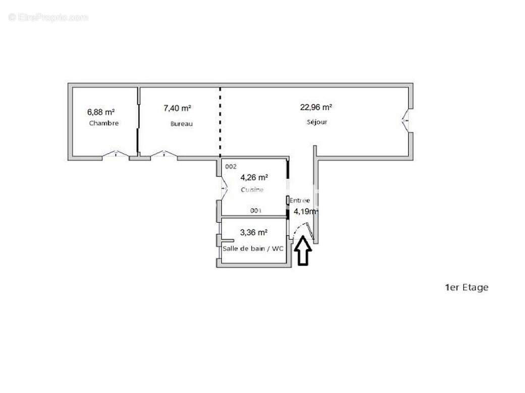 Appartement à CLICHY