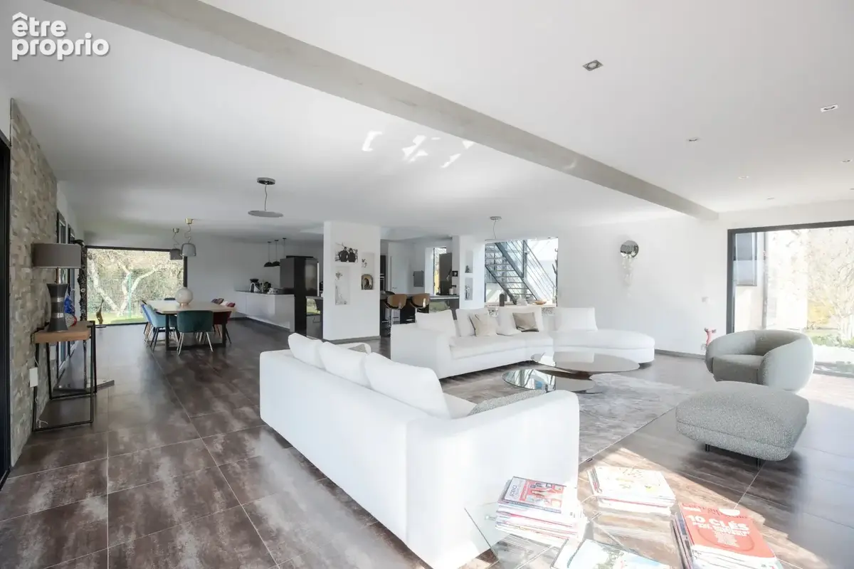 Nancy / a 5 minutes maison d'architecte 342m2 hab + sous-sol 225m2 avec garage 4/6 voitures sur terrain clos - photo 8