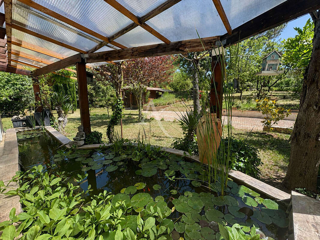 Villa au calme sans vis a vis avec piscine au coeur de son parc arbore avec forage et eau de ville - photo 3