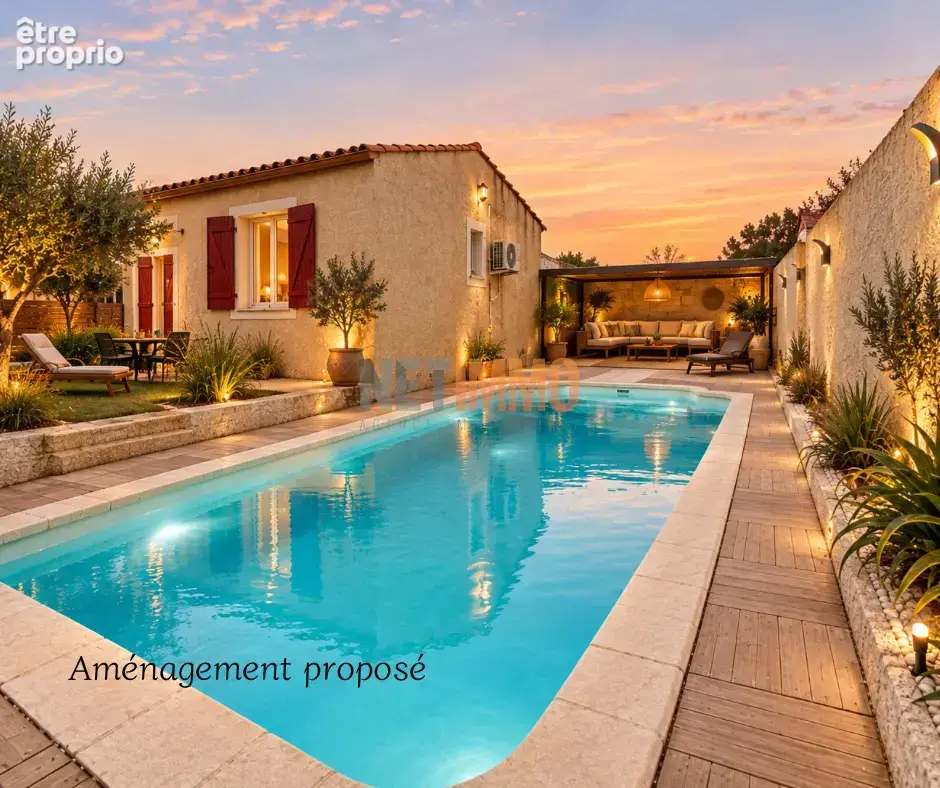 Villa T5 de plain-pied 4 chambres avec piscine et cuisine d'été - photo 14