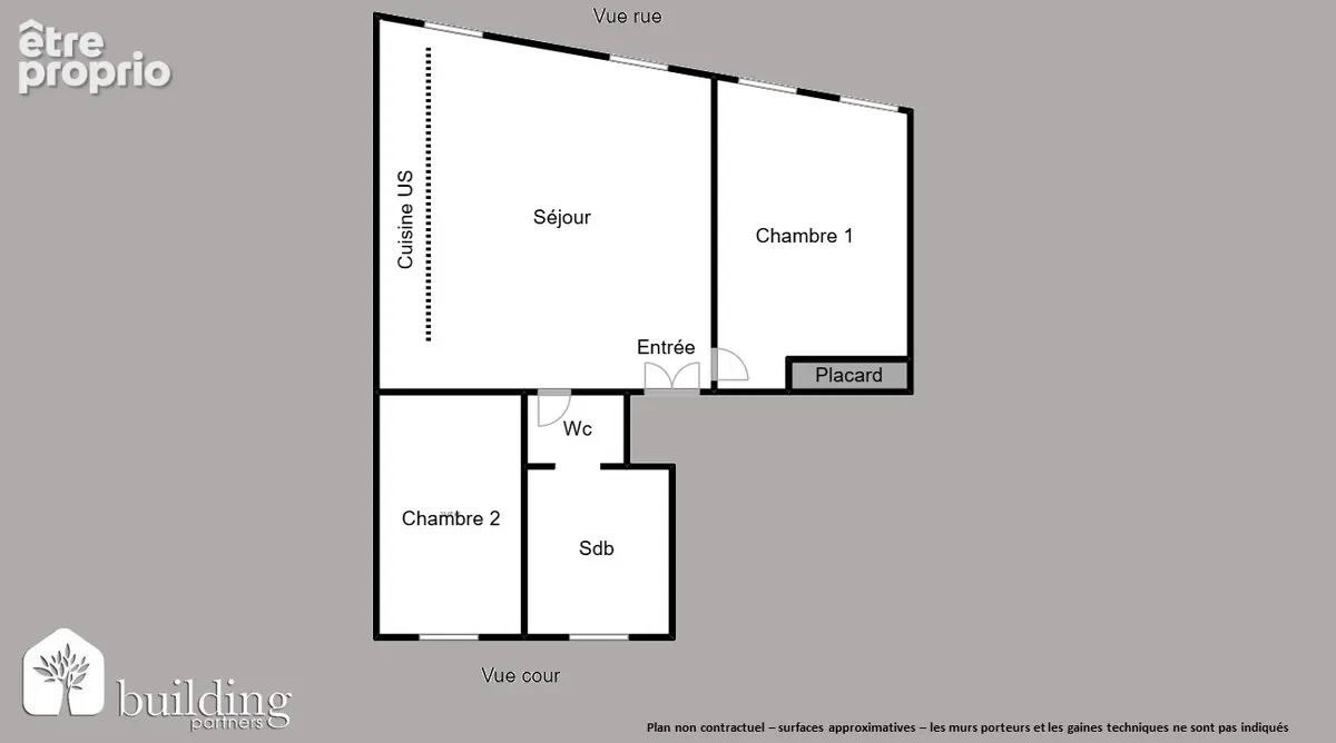 Mairie Asnières-sur-Seine - Appartement 3 pièces 59,68 m² - photo 2