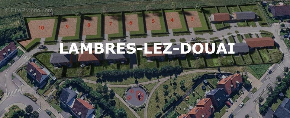 Terrain à LAMBRES-LEZ-DOUAI