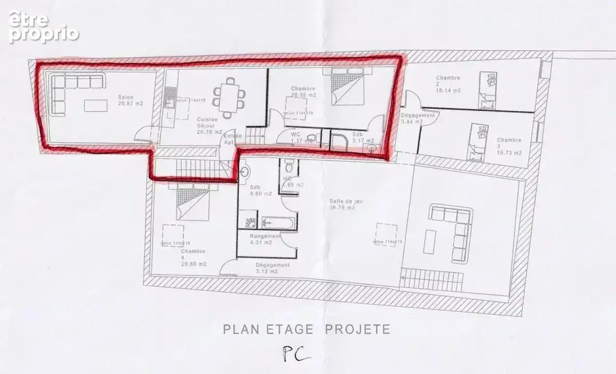 Ensemble immobilier avec maison + nombreux combles aménageables - photo 4