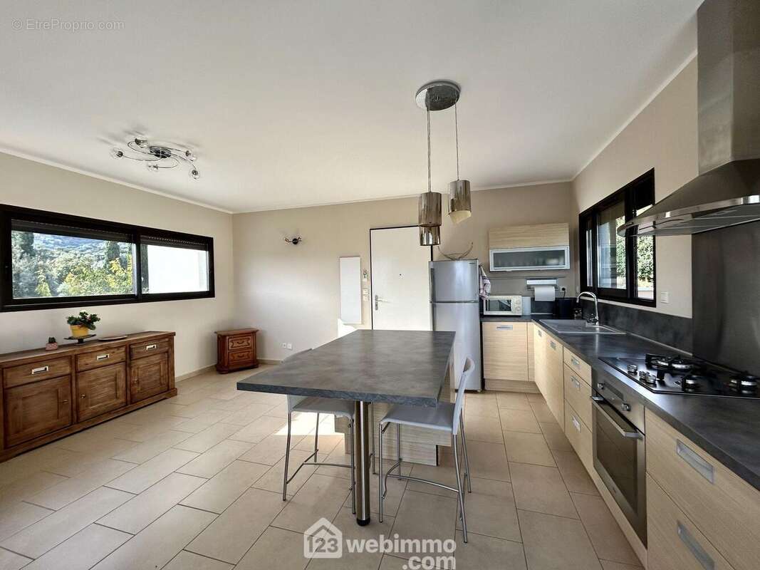 Cuisine US équipée Mobalpa - Appartement à BIGUGLIA