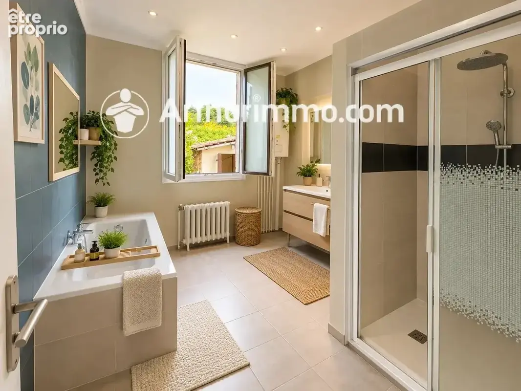 À vendre – maison-appartement avec jardin, terrasse et garage à feyzin - photo 7