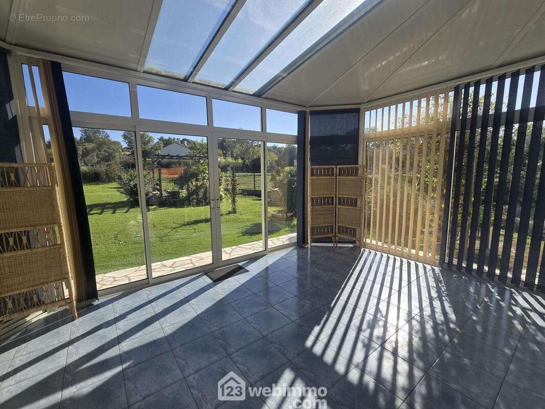 Vue à 180° depuis la vérandas. - Maison à TALMONT-SAINT-HILAIRE