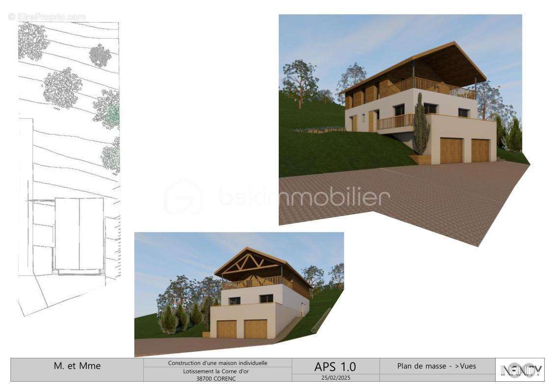 Terrain sur la commune de Corenc - photo 2