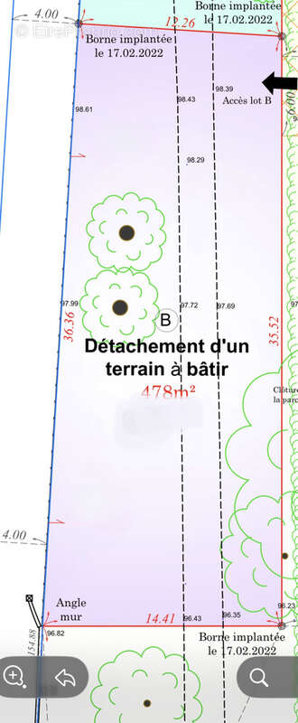 Terrain à PARCAY-MESLAY