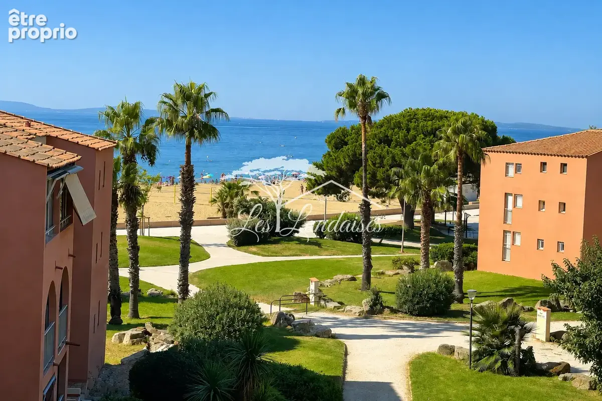 À vendre   Super Croisette, La Londe-les-Maures   Vue mer, terrasse et accès plage direct 45m2 - photo 2