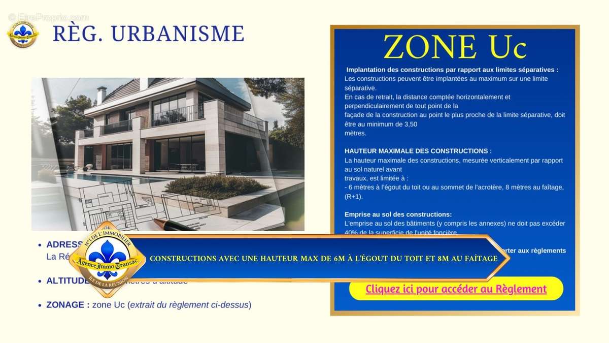 Terrain à LA PLAINE-DES-PALMISTES