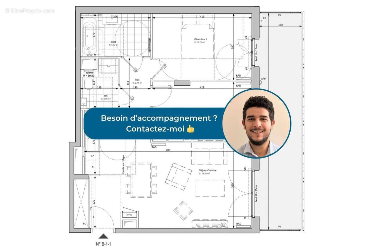 Photo 5 - Appartement à CLICHY