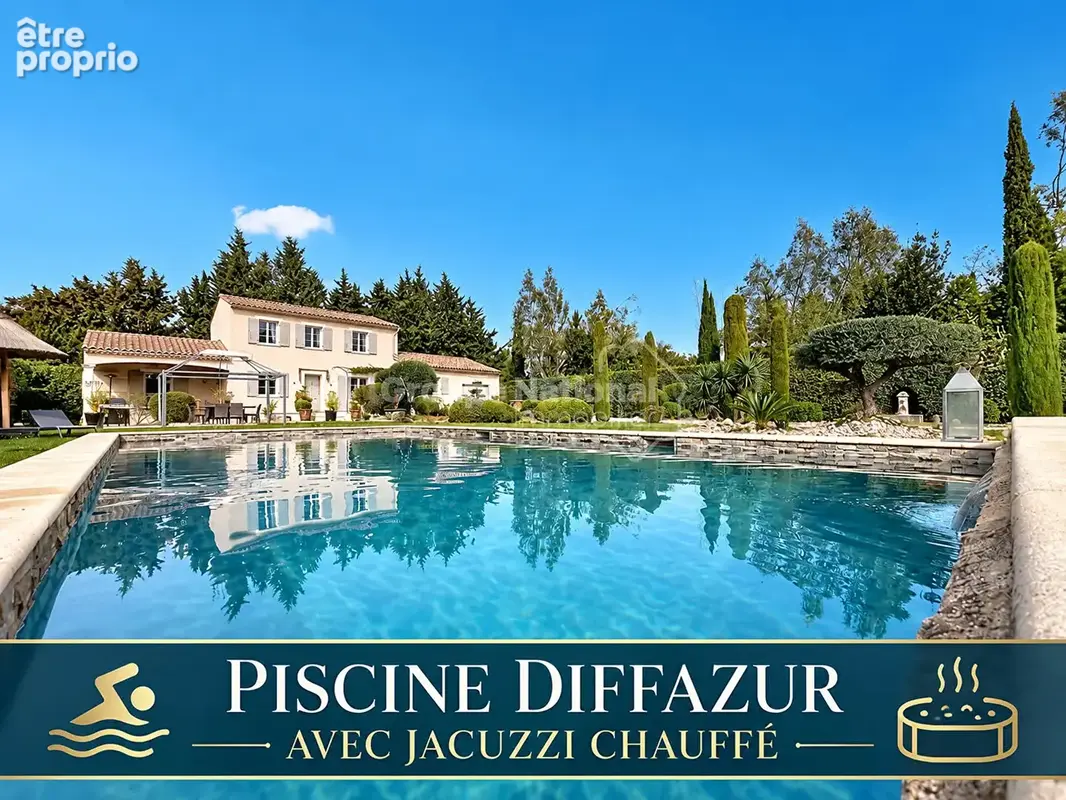 NOUVEAU PRIX  / Proche SAINT REMY DE PROVENCE / Maison familiale avec piscine Diffazur, jacuzzi et jardin paysagé - photo 2