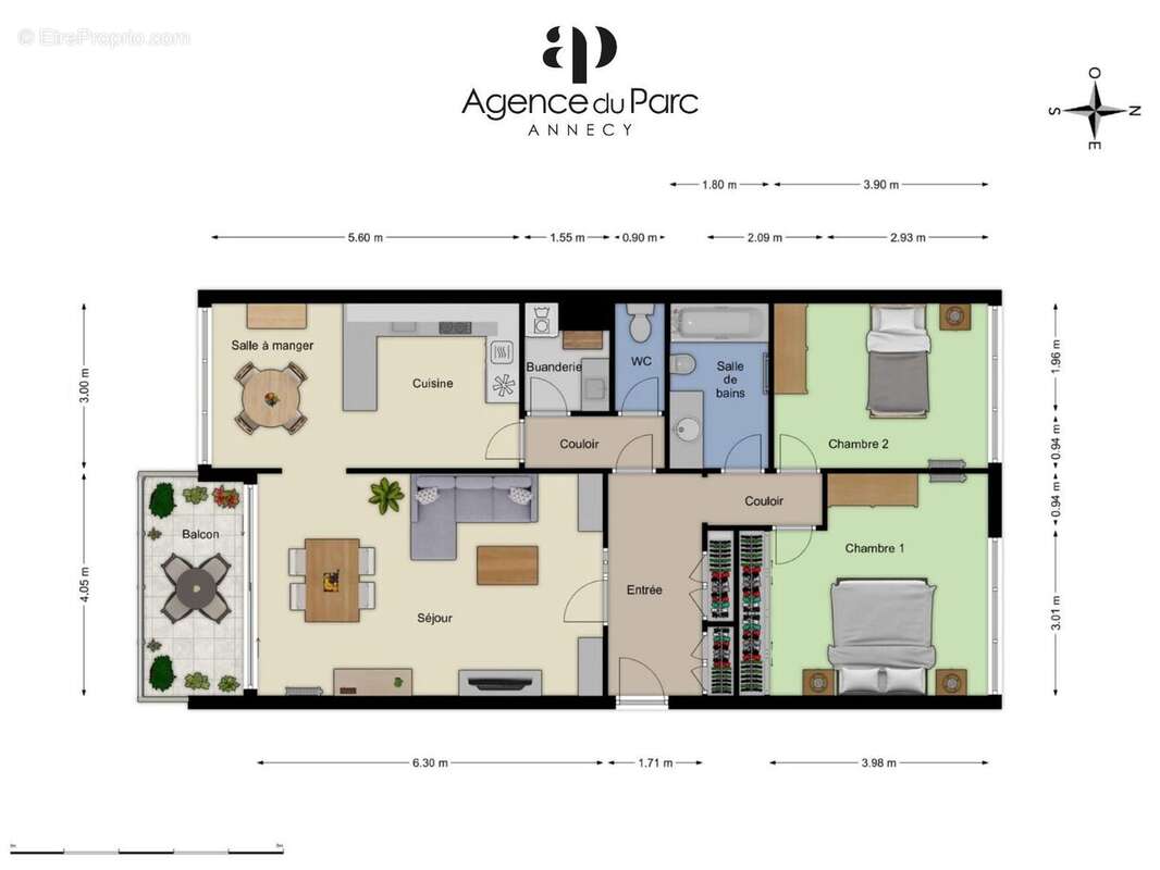 Appartement à ANNECY-LE-VIEUX