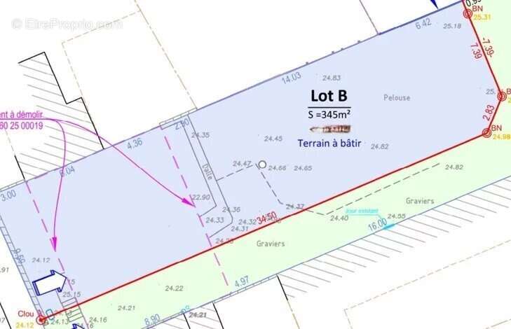 Terrain constructible libre de constructeur 345 m² – 1,8 km du Port de Vannes - photo 2