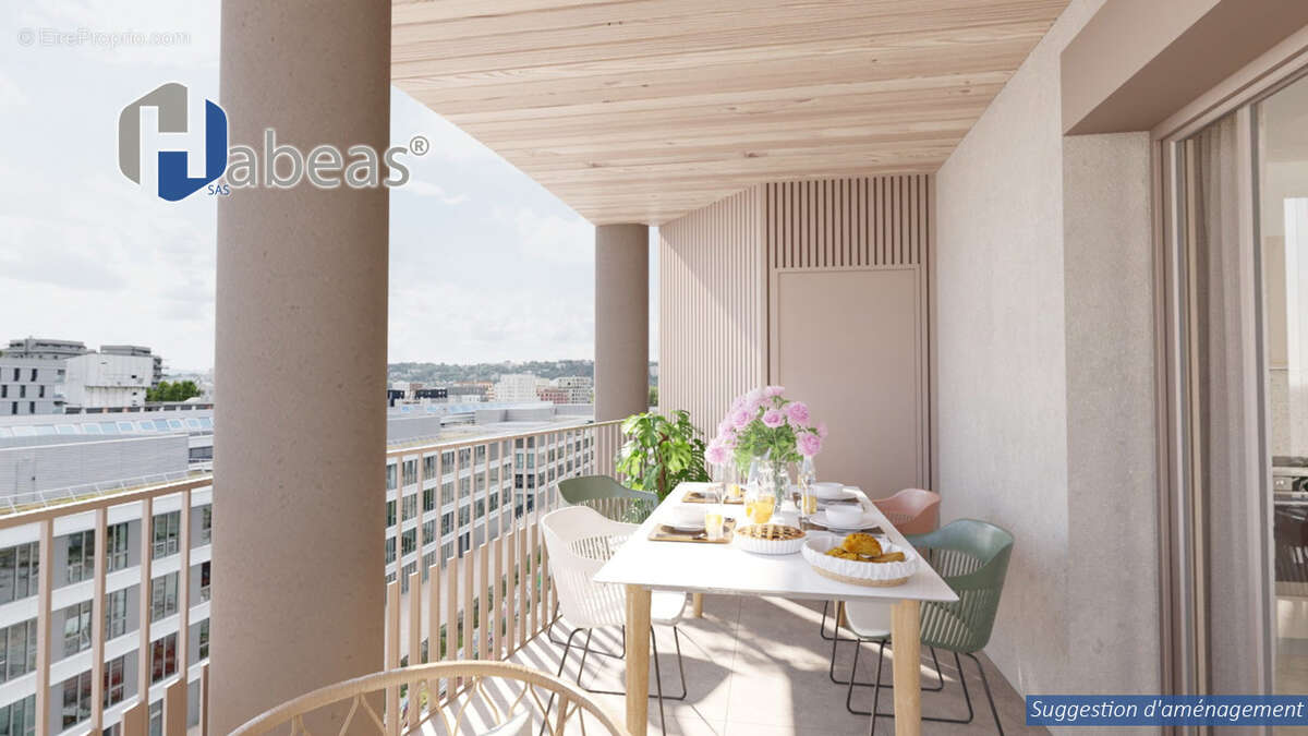 Appartement T5 de 94.64 m² en R+12 avec balcon de 39m² et cellier, Lyon 7ᵉ - photo 6