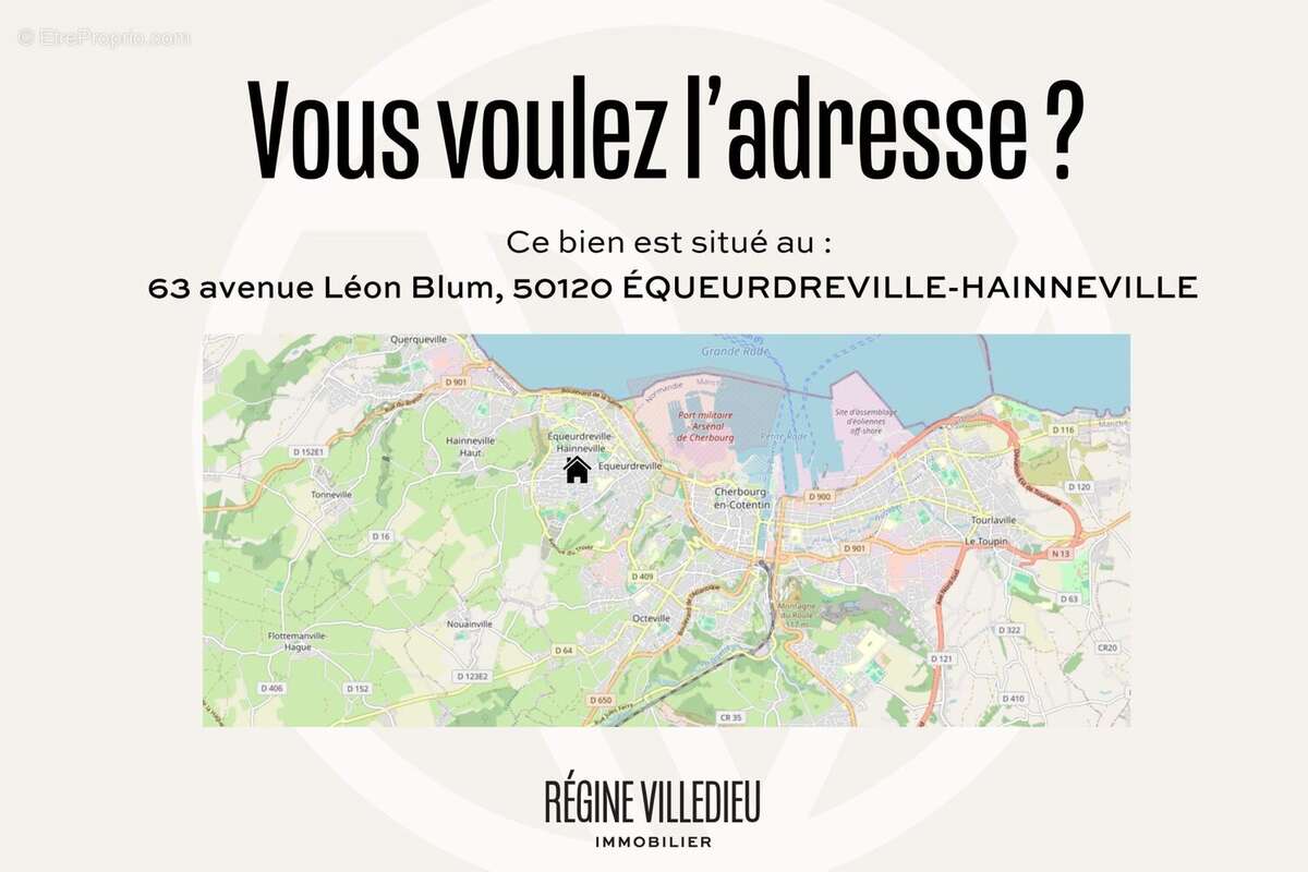 Maison à EQUEURDREVILLE-HAINNEVILLE