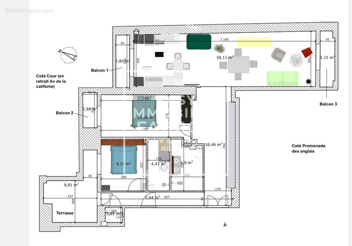 Appartement à NICE