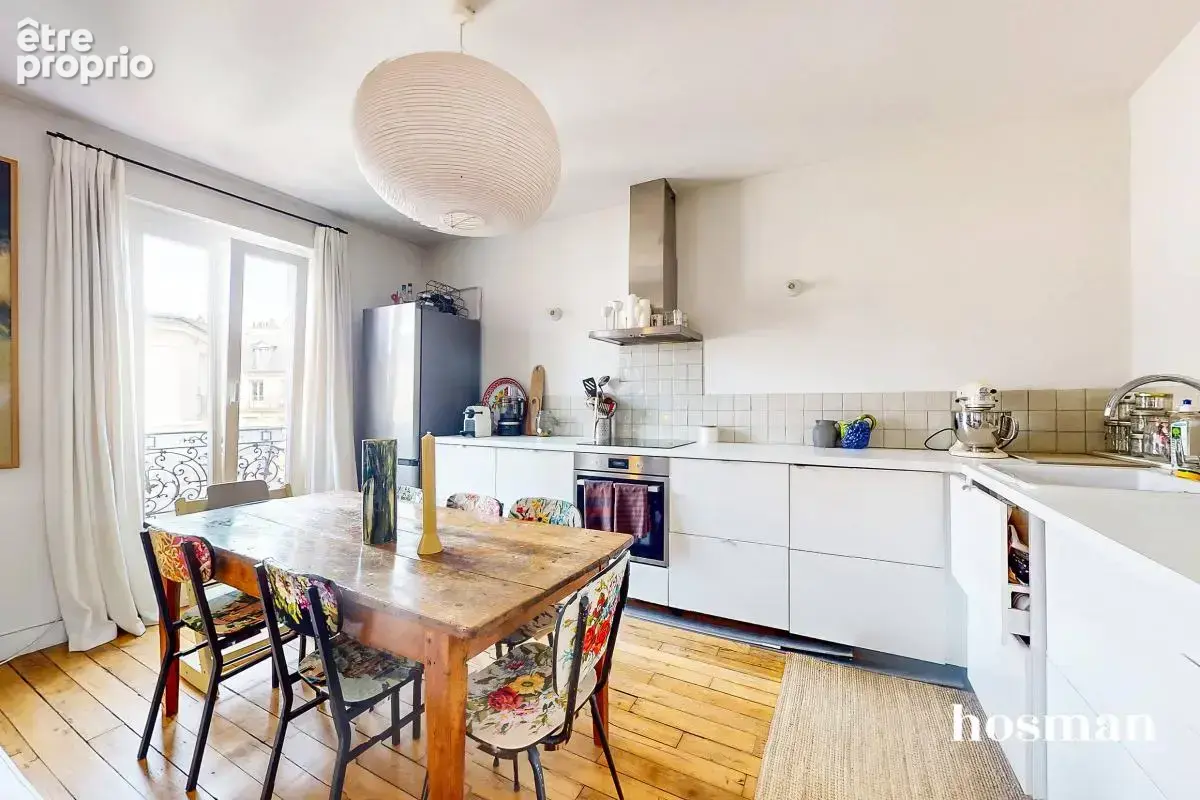 Superbe 2 pièces de 46,5 m² - Dernier étage baigné de lumière - Paris 18ème - Lamarck / Mont Cenis - photo 5