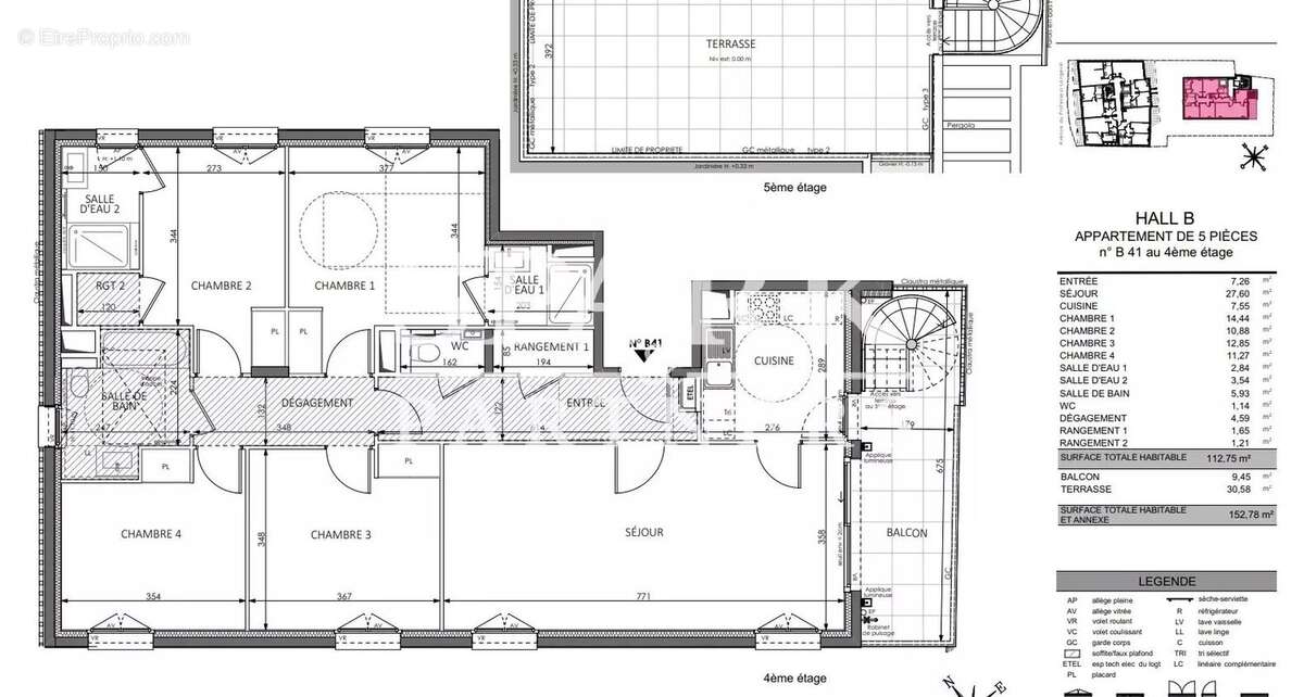 Beausoleil - Appartement T5 dans une résidence neuve - photo 5