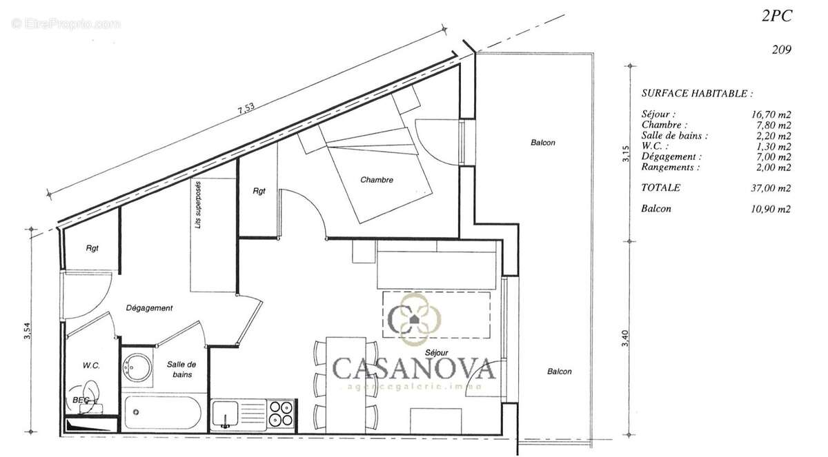 Appartement à FONT-ROMEU-ODEILLO-VIA