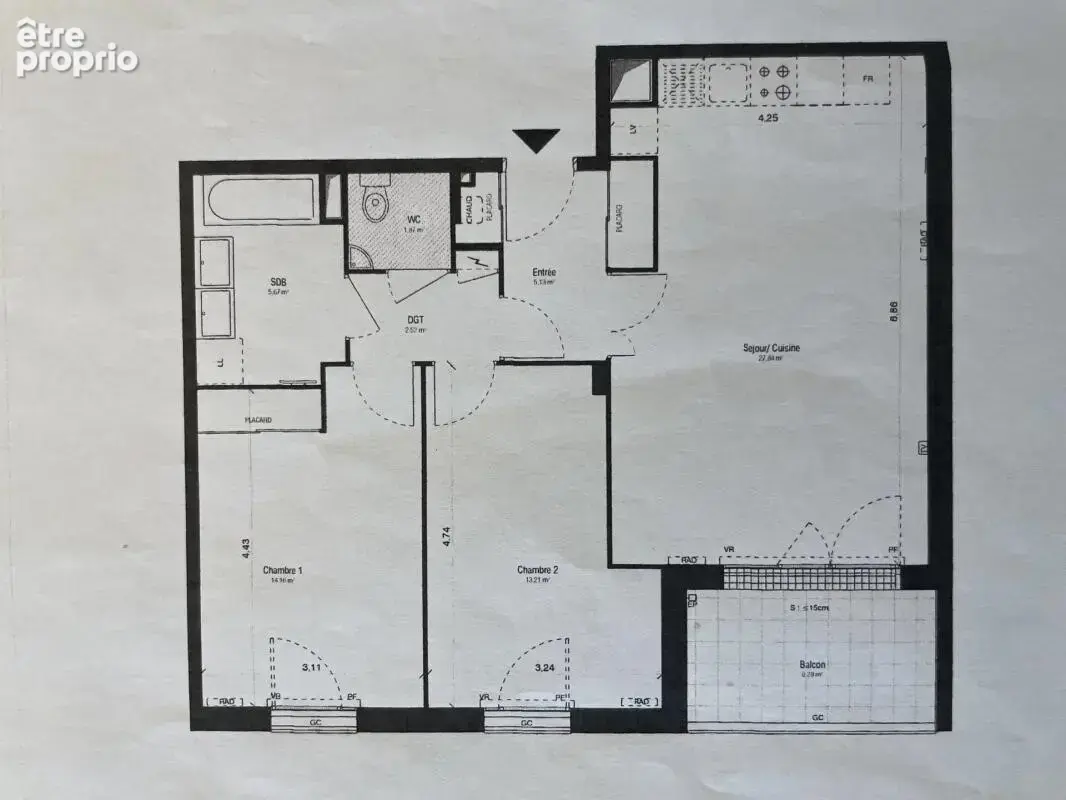 T2/3 PMR récent 2022 - 70 m² + Balcon 6,28 m² + Parking sous - photo 14