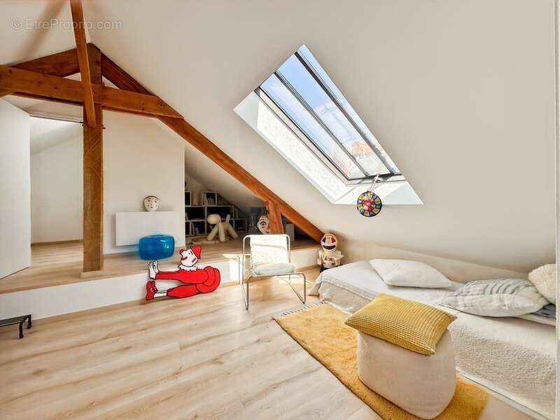 Vue carte postale sur la Maine : Maison atypique et appartement séparé de 300 m2 jouant sur les volumes, la lumière et les persp - photo 10