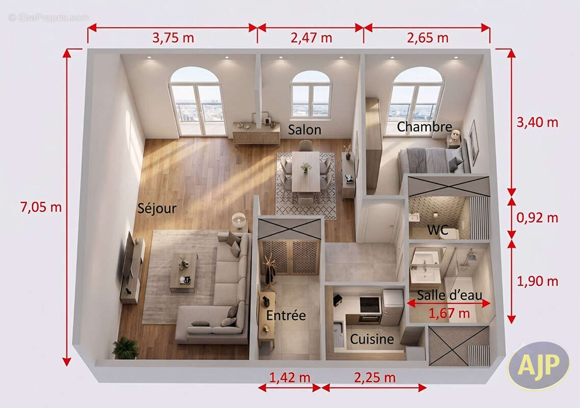 Appartement à NANTES