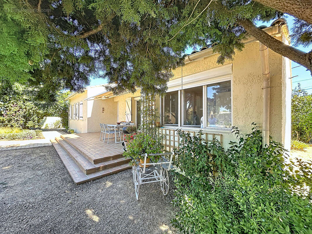 PIOLENC - Maison plain pied, double garage, jardin 1200m² avec piscine - photo 2