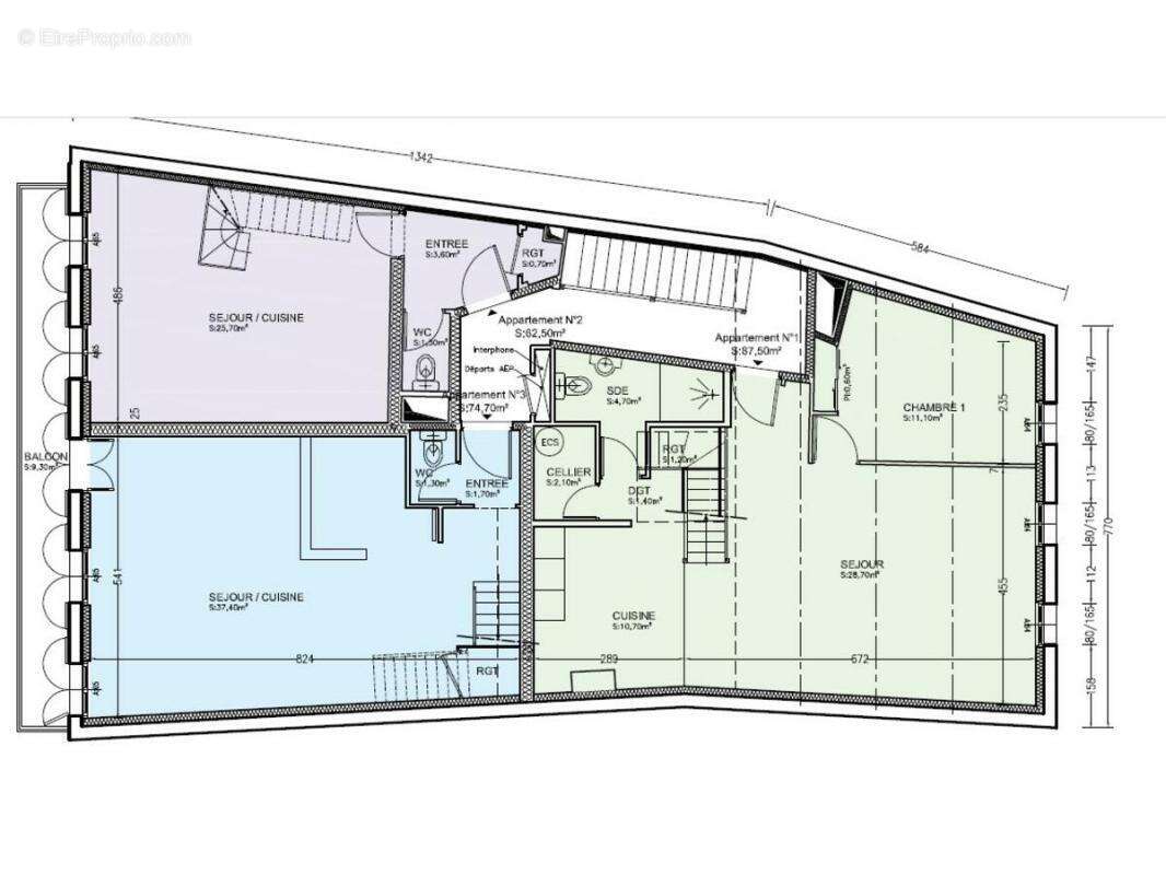 Appartement à COUTRAS