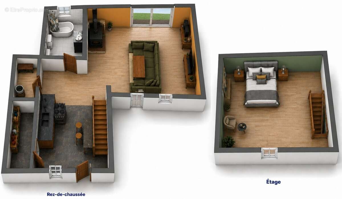  Maison de ville rénovée avec jardin – Proche La Rochelle – Secteur Usseau - photo 16