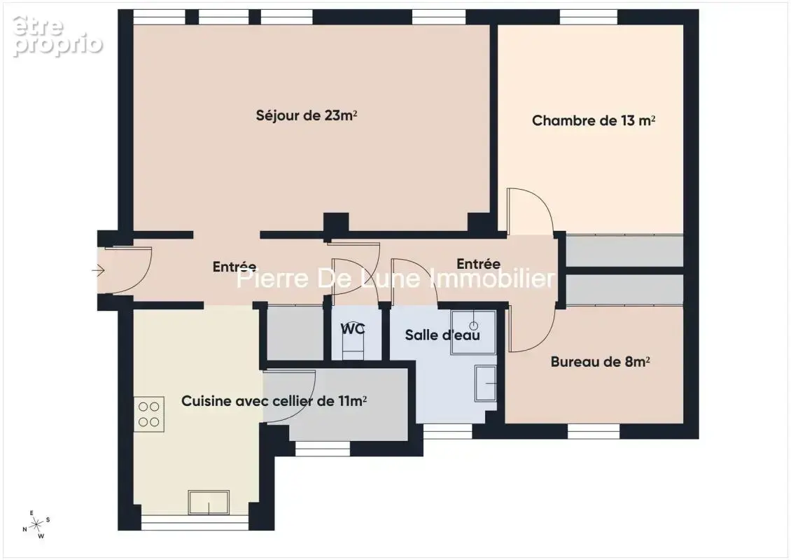 OULLINS T3 de 68m² au calme - photo 7