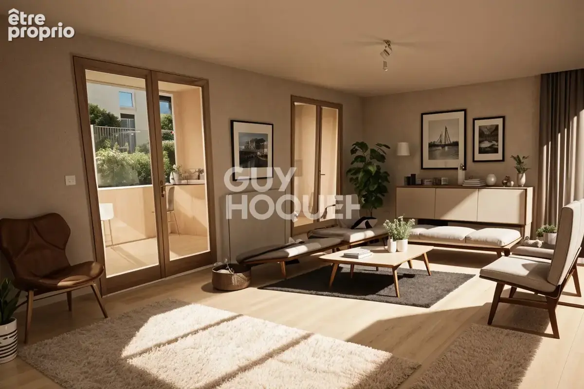 T3  64.37 m2 Antigone + double parking - photo 3