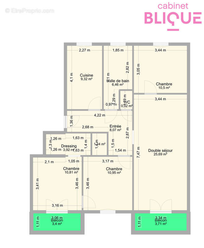Appartement à NANCY